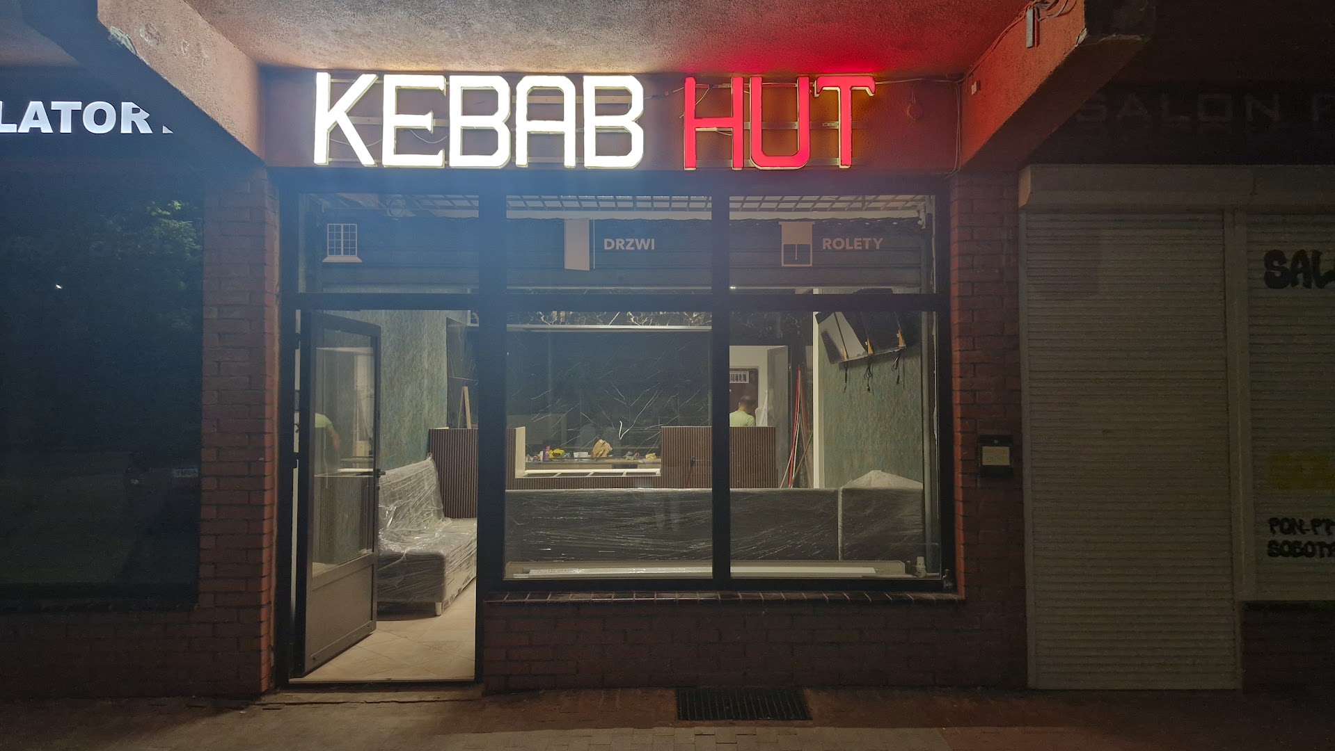 Kebab Hut Orunia - wnętrze